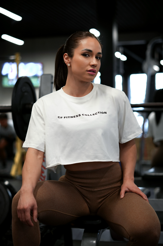 Crop Top Oversized White